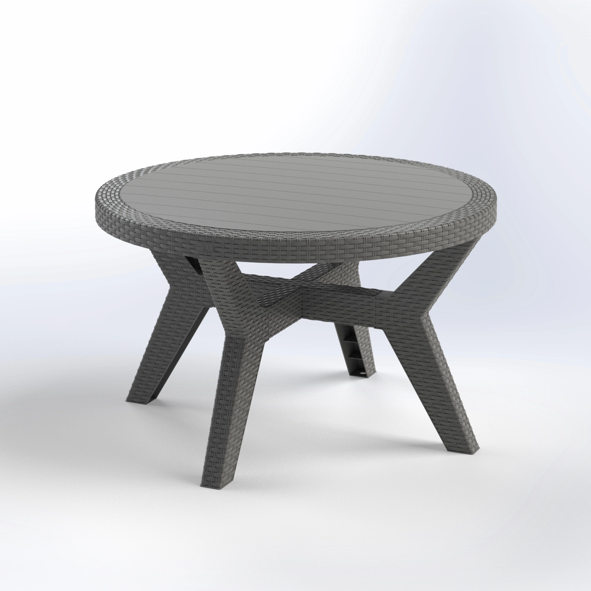 Andora | Round Rattan Table