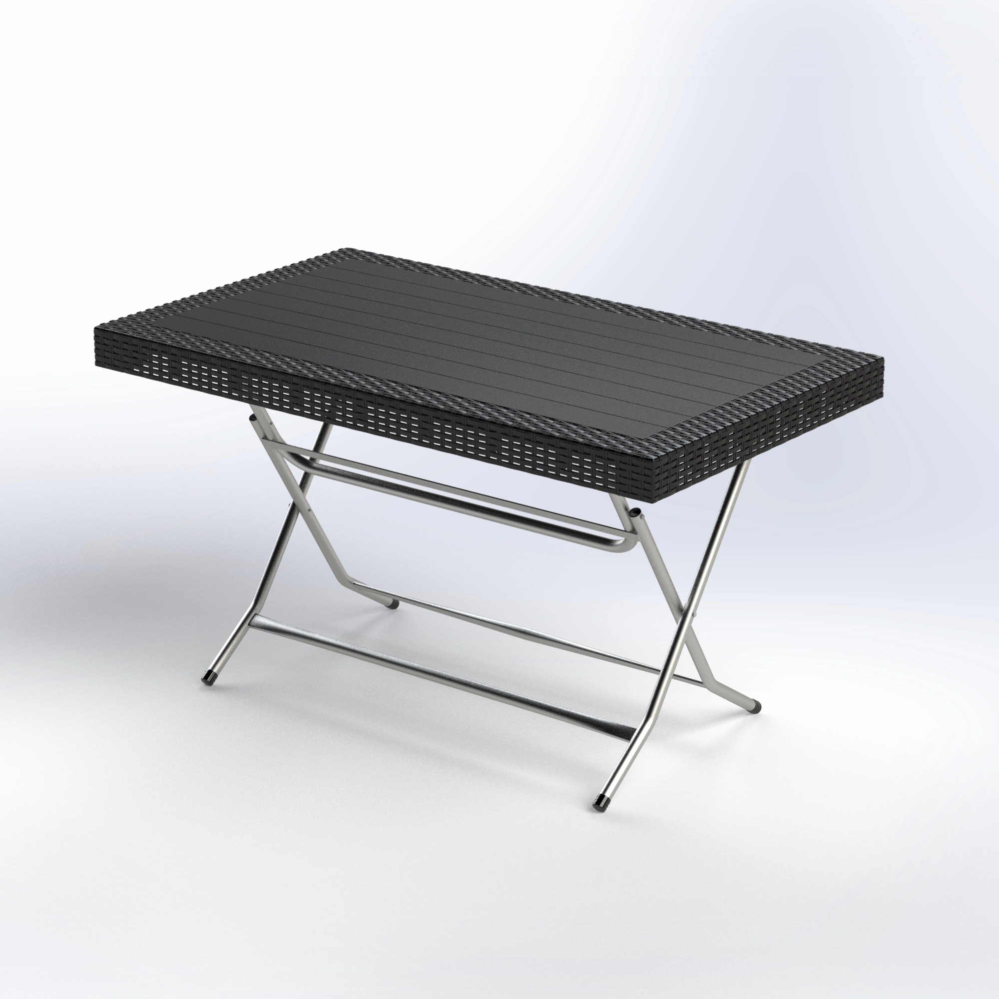 Aura | Rectangular Rattan Foldable Table | 135*80*75